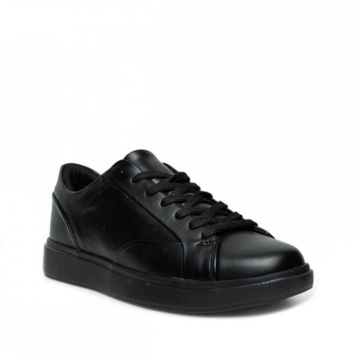 Carrano 1430 Erkek Cilt Siyah Siyah Spor +6 Cm