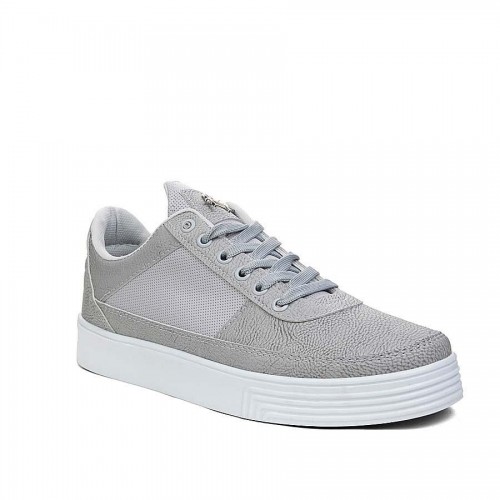 Filling Polo 002 Erkek Cilt Düz Buz Beyaz Spor +6 Cm