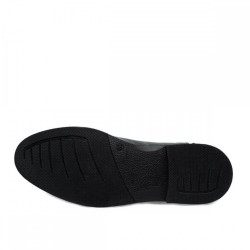 FEMS BASKI#1 MAT DERİ SİYAH BOY UZATAN AYAKKABI +8 CM 4