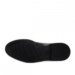 FERS BASKI#1 RUGAN DERİ SİYAH BOY UZATAN AYAKKABI +8 CM 4