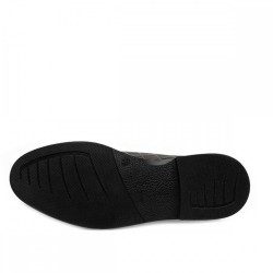 FEMK BASKI#1 MAT KAHVE DERİ BOY UZATAN AYAKKABI +8 CM 4