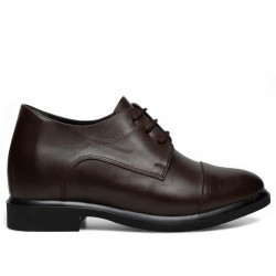 FEMK #2 MAT KAHVE DERİ BOY UZATAN AYAKKABI +8 CM 2