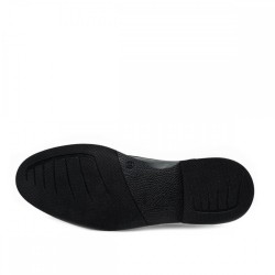 FEMS #2 MAT DERİ SİYAH BOY UZATAN AYAKKABI +8 CM 4