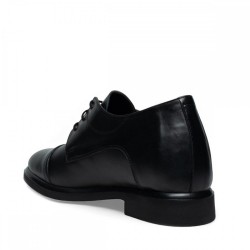 FEMS #2 MAT DERİ SİYAH BOY UZATAN AYAKKABI +8 CM 3