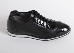 MRB +7 Cm Boy Uzatan Ayakkabı [ siyah mat+rugan deri ] 4