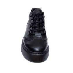 Faruk Engin 8005 Erkek Tam Siyah Spor + 7.5 Cm 3