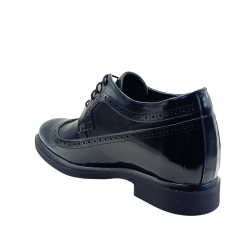 FERSD RUGAN SİYAH BOY UZATAN AYAKKABI +8 CM 3