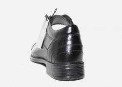 KDS +9 Cm Boy Uzatan Erkek Ayakkabı [ siyah mat deri ] 2