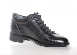 KDS +9 Cm Boy Uzatan Erkek Ayakkabı [ siyah mat deri ] 4