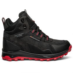Lambirlent Erkek Trekking Bot 1250-7 Cilt Denye Siyah Kırmızı Tbn Siyah Kırmızı +8 2