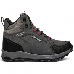 Lambirlent Erkek Trekking Bot 1250-2 Cilt Denye Füme Siyah Kırmızı +8 2