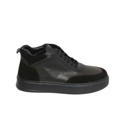Faruk Engin 8010 Erkek Siyah Siyah Spor +7.5 Cm 3