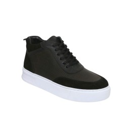 Faruk Engin 8010 Erkek Siyah Beyaz Spor +7.5 Cm 1
