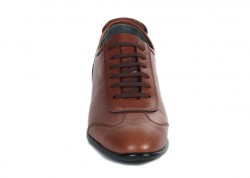 MKS (+7 Cm ) Boy Uzatan Ayakkabı [ kahve mat deri ] 3