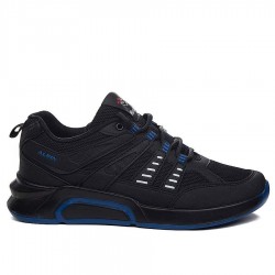 Wanderfull Siyah Saks +6 Cm Boy Uzatan Spor Ayakkabı 2