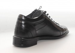 KDS +9 Cm Boy Uzatan Erkek Ayakkabı [ siyah mat deri ] 3