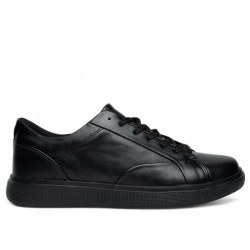 Carrano 1430 Erkek Cilt Siyah Siyah Spor +6 Cm 2