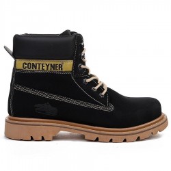 Conteyner 923 Nubuk Siyah Erkek Bot +7 Cm 2