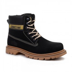 Conteyner 923 Nubuk Siyah Erkek Bot +7 Cm 1