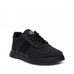 Dakirs 105 Erkek Keten Siyah Siyah Spor +6 Cm 1