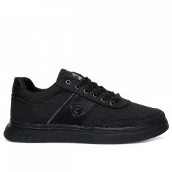 Dakirs 105 Erkek Keten Siyah Siyah Spor +6 Cm 2