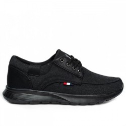 Dakirs 20 Erkek Keten Siyah Siyah Spor +6 Cm 2