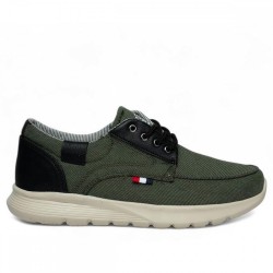 Dakirs 20 Erkek Keten Yeşil Spor +6 Cm 2