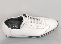 MBD +7 Cm Boy Uzatan Düz Beyaz Erkek Ayakkabı [ beyaz mat deri ] 4