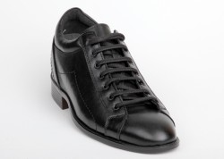 KDS +9 Cm Boy Uzatan Erkek Ayakkabı [ siyah mat deri ] 1