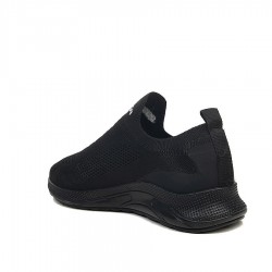 Ferrossa 041 Erkek Triko Siyah Spor Ayakkabı +6 Cm 3
