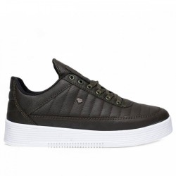 Filling Polo 074 Erkek Cilt Haki Beyaz Spor +6 Cm 2