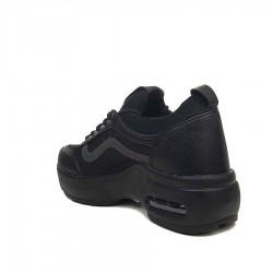 Flet 121 Kadın Siyah Spor +7 Cm 3