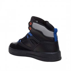 G Class +6 Cm Boy Uzatan Siyah&Mavi Spor Basket Ayakkabı 3