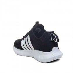 Ginnex Siyah Beyaz +7 Cm Boy Uzatan Ayakkabı 3