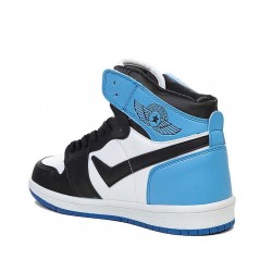 Lambırlent Siyah Beyaz Mavi +6 veya +8 Cm Boy Uzatan Ayakkabı 3