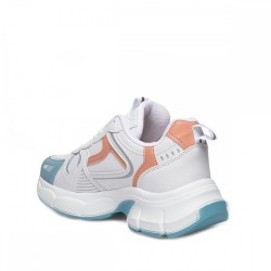 Lambırlent 7450-11 Kadın Beyaz Pudra Spor +6 Cm 3