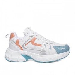 Lambırlent 7450-11 Kadın Beyaz Pudra Spor +6 Cm 2