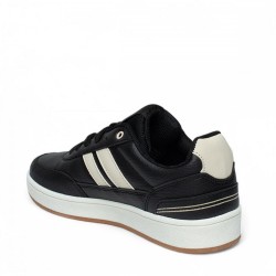 Louis Cooper Siyah Bej +6 Cm Boy Uzatan Ayakkabı 3