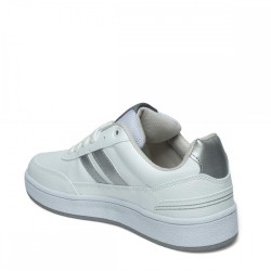 Louis Cooper Beyaz Gümüş +6 Cm Boy Uzatan Ayakkabı 3