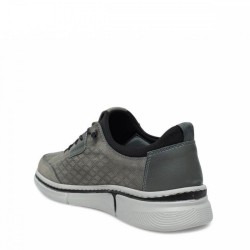 Mertto 5032 Erkek Deri Nubuk Gri Spor +6 Cm 3