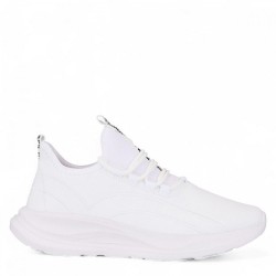 Racing 101 Erkek Cilt Beyaz Ayakkabı +6 Cm 1