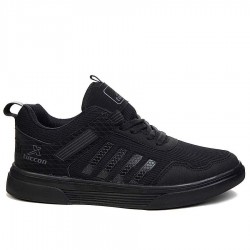 Tuccon Siyah Siyah +6 Cm Boy Uzatan Spor Ayakkabı 2