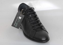 KDS + 7 Cm Boy Uzatan Erkek Ayakkabısı [ siyah mat deri ] 2