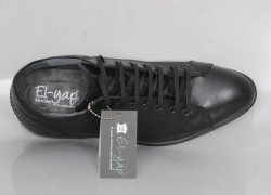 KDS + 7 Cm Boy Uzatan Erkek Ayakkabısı [ siyah mat deri ] 4