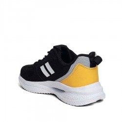 Walking 1203 Erkek Anorak Siyah Sarı Beyaz +6 Cm 3