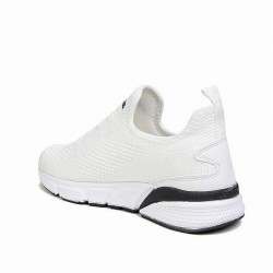 Wanderfull Beyaz Siyah +6 Cm Boy Uzatan Spor Ayakkabı 3