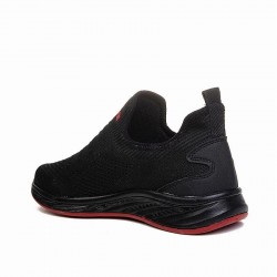 Wanderfull Siyah Kırmızı +6 Cm Boy Uzatan Spor Ayakkabı 3